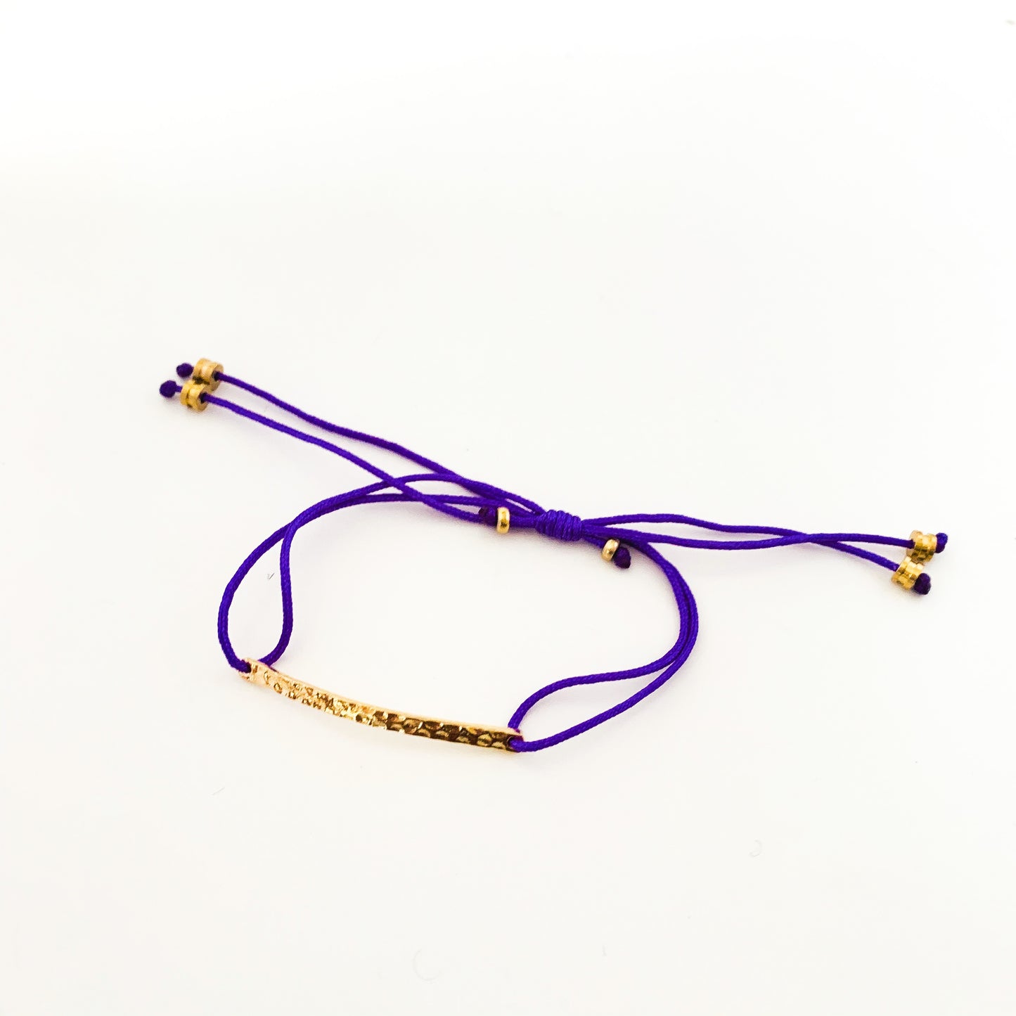 Bracelet de gratitude violet Naayó