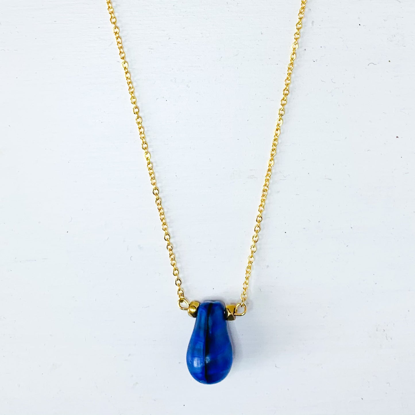 Mali Vintage Bridal Bead Necklace in Berry