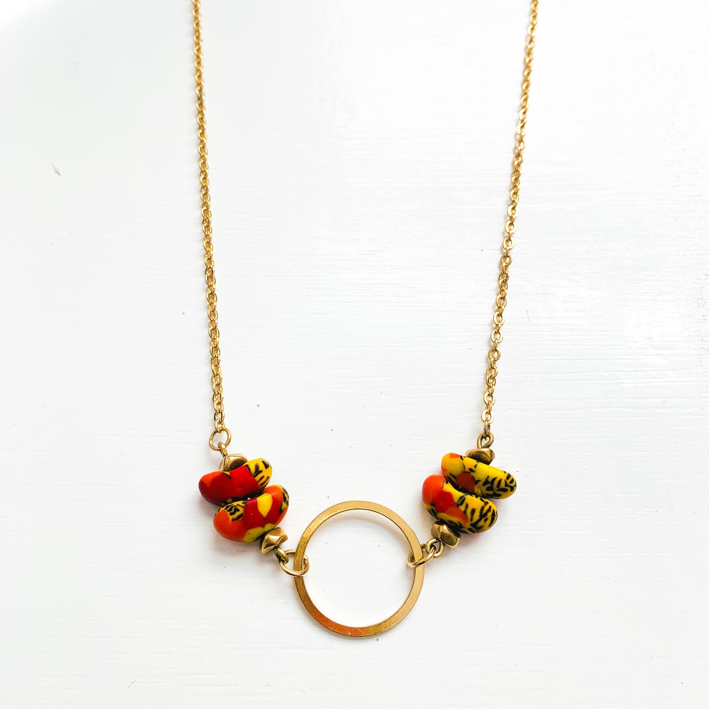 Collier multicolore Sabella
