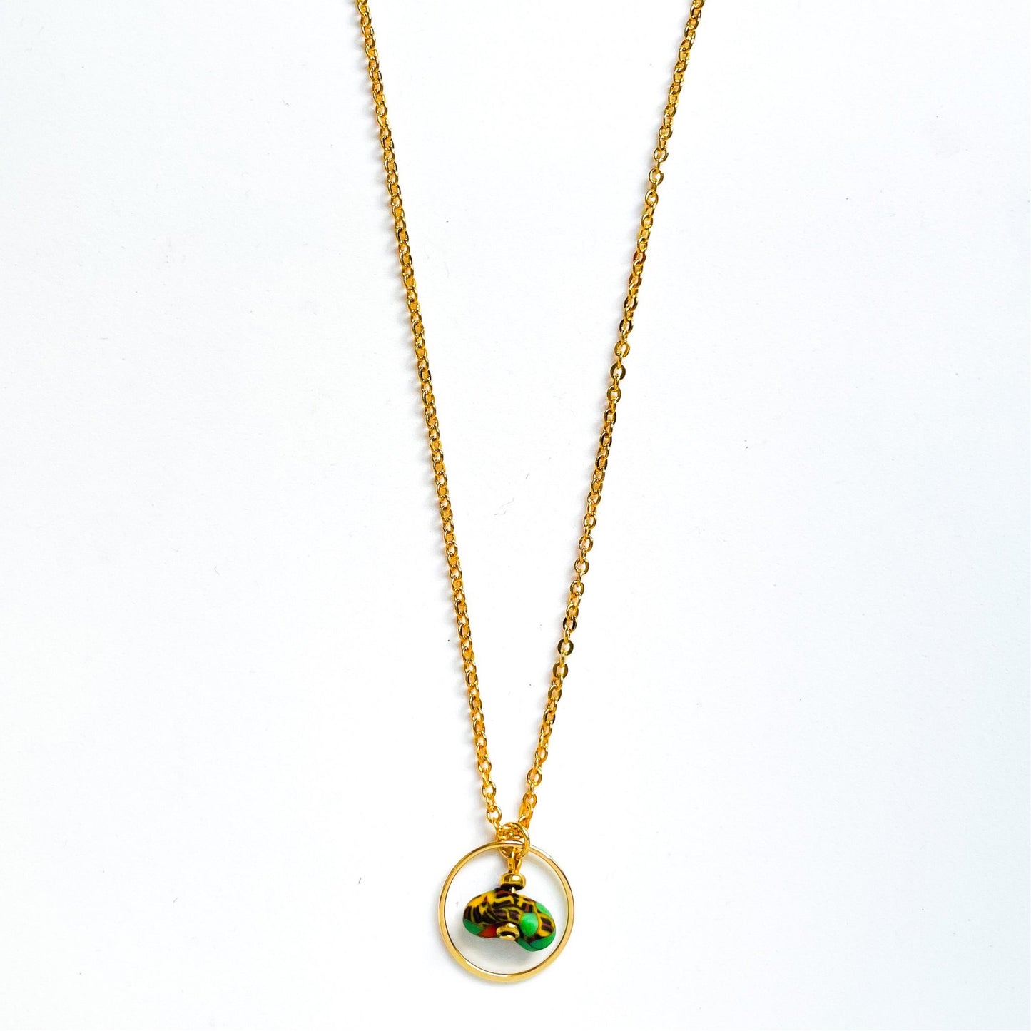 Satellite Necklace in Green