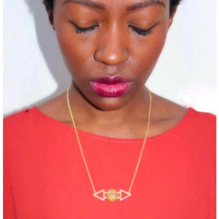 Committed Necklace in Gold