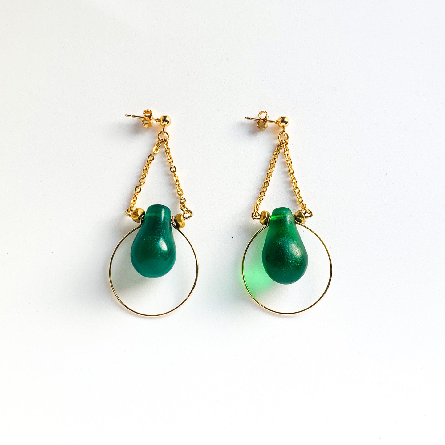 Mali Vintage Bridal Bead Earrings in Sacramento