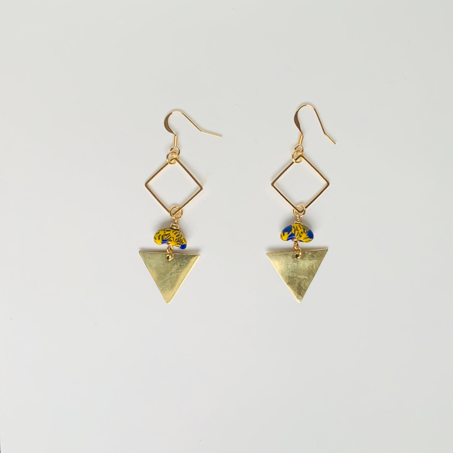 Boucles d'oreilles Malikah en bleu