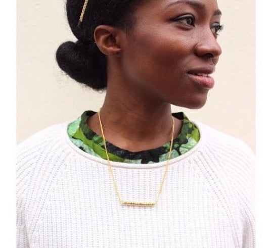 Gold Bar Necklace