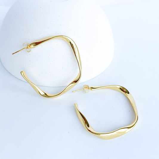 Flow Hoop Earrings