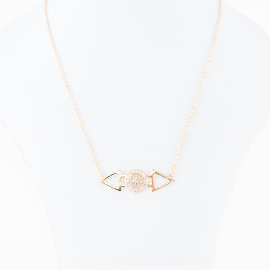 Committed Necklace in Gold