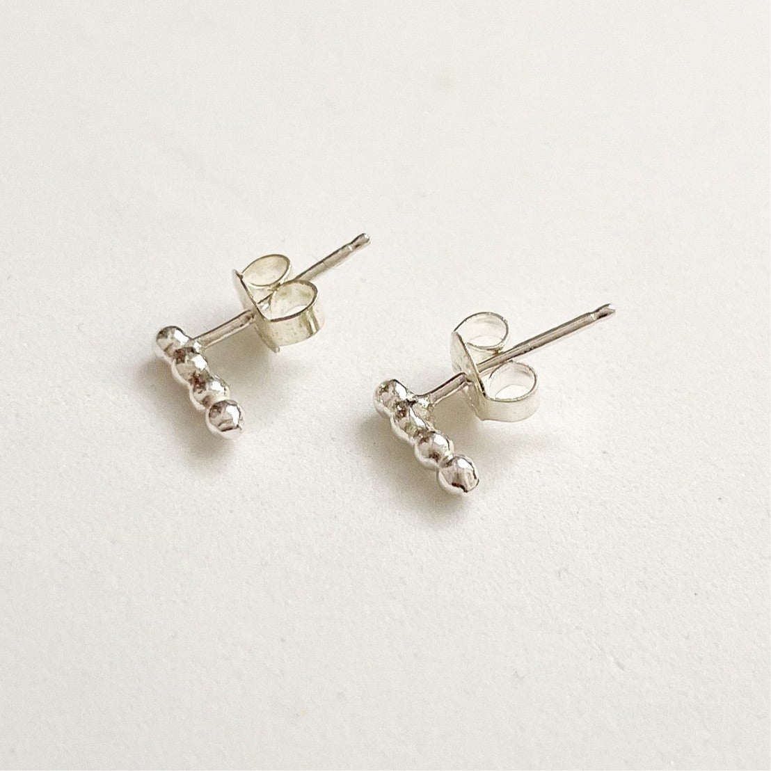 Silver Minimal Studs