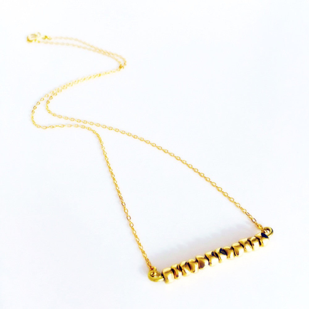 Gold Bar Necklace