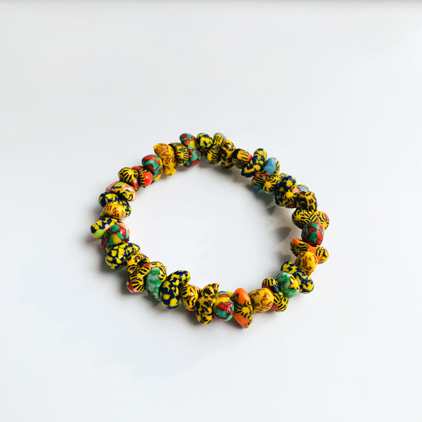 Zuri Multi Handmade Bead Glass Bracelet
