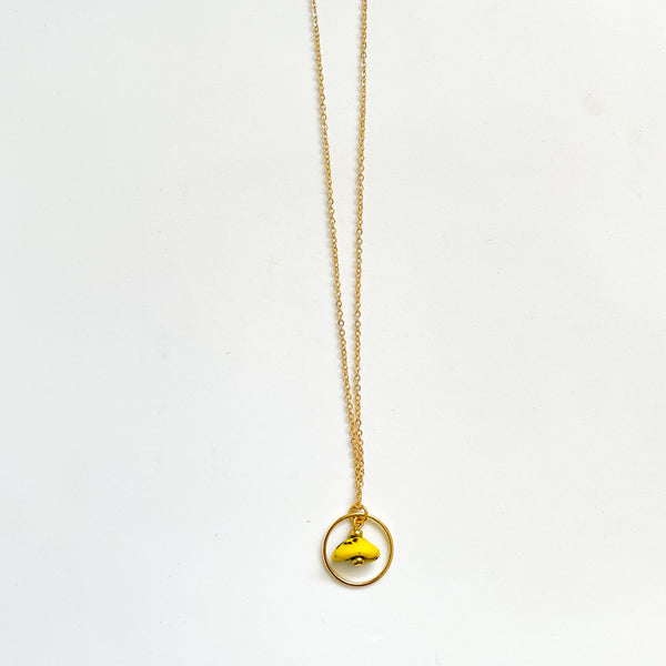 Satellite Necklace in Yellow