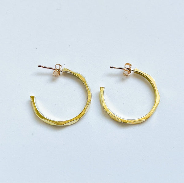 Katiico Faceted Hoops