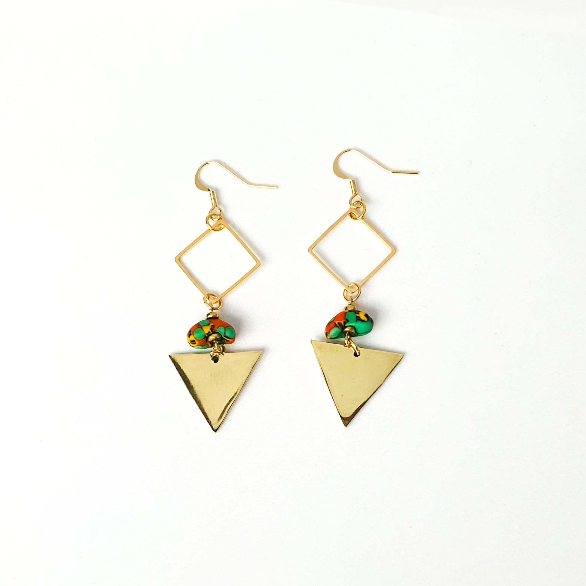 Malikah Earrings in Green