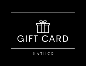 Katiico Jewellery Gift Card