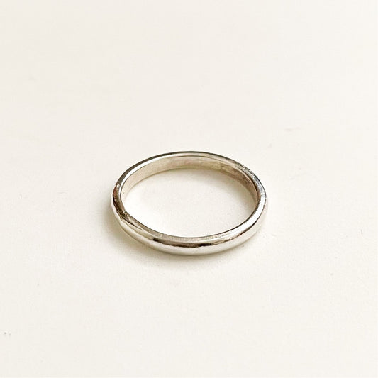 Solid Silver Stacking Ring