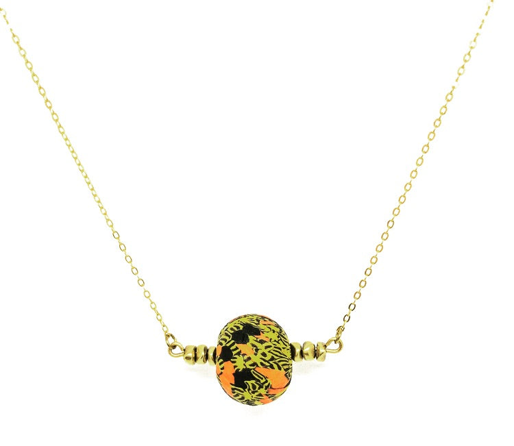 Issa Orange Necklace