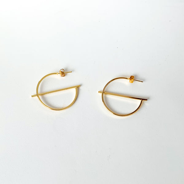 Luxe Gold Hoop Earrings