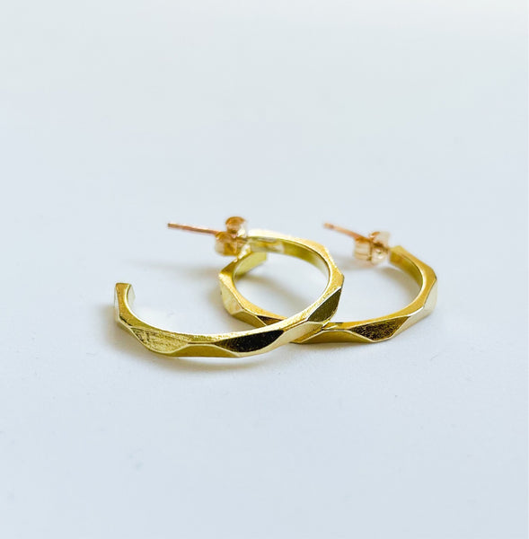 Katiico Faceted Hoops