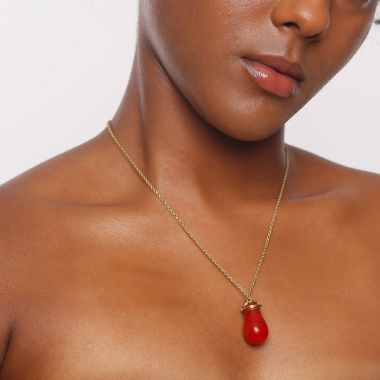 Mali Necklace in Red